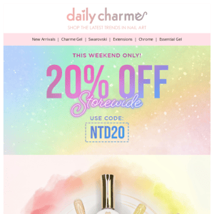 20% Off Everything 🌈 New Charme Gels