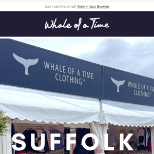 We are back at the Suffolk Show 🛍️