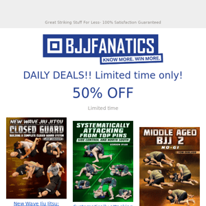 Don't Miss These Savings - LAST CHANCE - John Danaher, Gordon Ryan and MORE