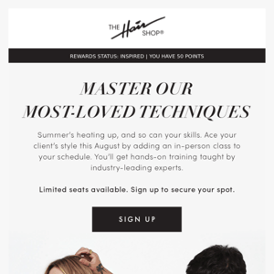 Hair-changing master classes