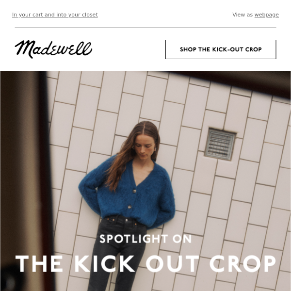 Madewell Kick Out Crop Jeans Sale 2023