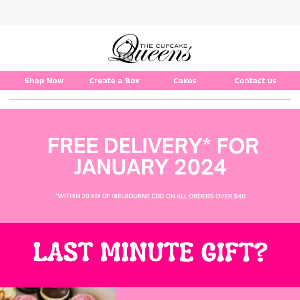 Free Delivery in January