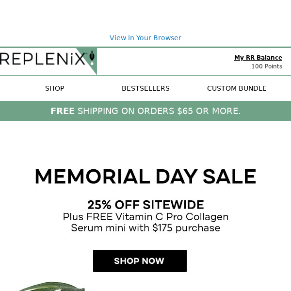 Don't miss our MEMORIAL DAY SALE​