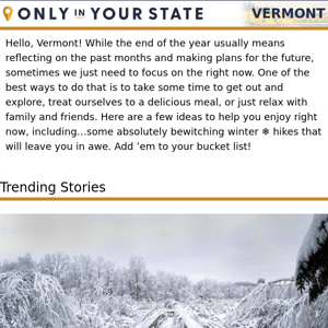 Bundle Up For A Scenic Winter Hike In Vermont