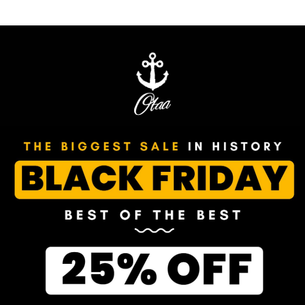 History's Biggest Sale