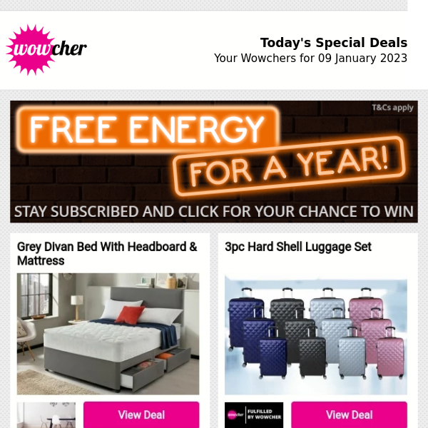 💌 Your invitation from Wowcher: View our top trending deals 🎁