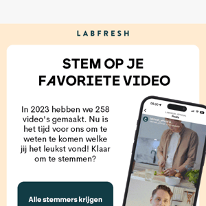 Stem op jouw favoriete video 🎉