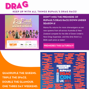 See What's New with RuPaul's Drag Race! 🏁