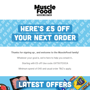 Welcome to MuscleFood