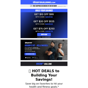 🔥 HOT DEALS to Building Your Savings!