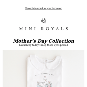 Mother's Day Collection - Launching today! Keep those eyes peeled
