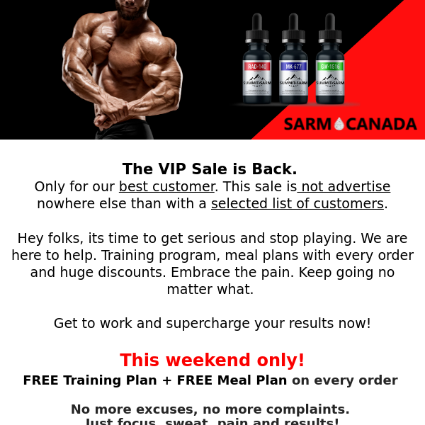 VIP Flash Sale 💪Ends soon, don't miss out🔥