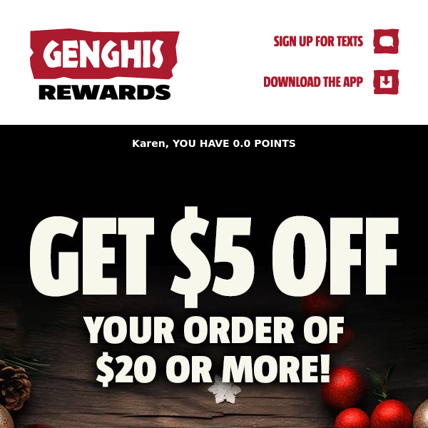 Hey Genghis Grill, Your Gift From Us - Expires Soon!🎁⏰🥡