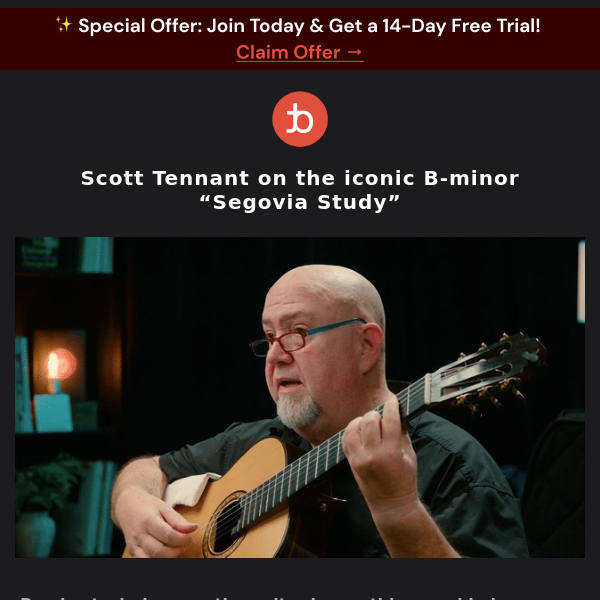 Scott Tennant on Sor, and a Spanish Guitar Odyssey 🌄