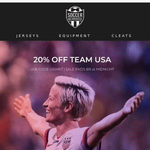 20% off Team USA gear 🇺🇸