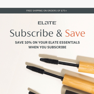 Want 10% off your Elate Essentials?