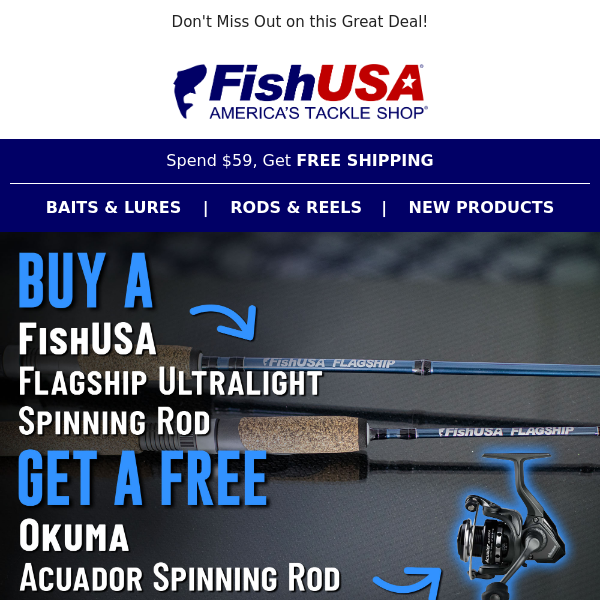 Get Your Free Reel While Supplies Last!