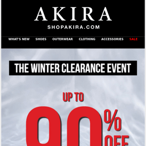 up to 90% off