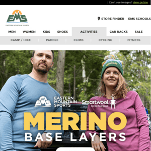 🐑 Merino Base Layers from EMS & Smartwool 