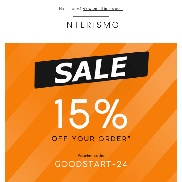 ★ Today only: 15% off your order! ★