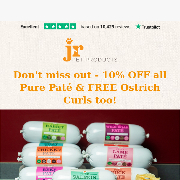 10% OFF ALL PATE | Don't leave it too late!