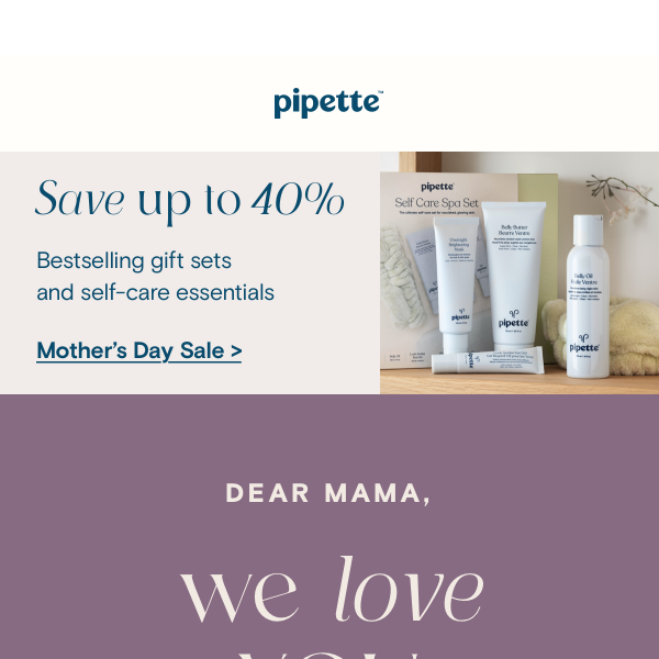 💌 For Mom: Up to 40% off gift sets & more