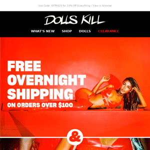 Free Overnight Shipping 📦✈️ + 20% Off