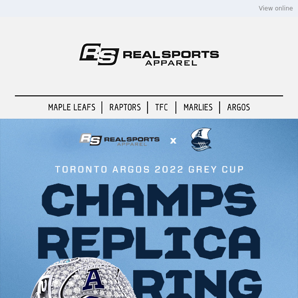 voorraad Bitterheid wijk Get Your Argos 2022 Grey Cup Champs Replica Ring Now! - Real Sports Apparel
