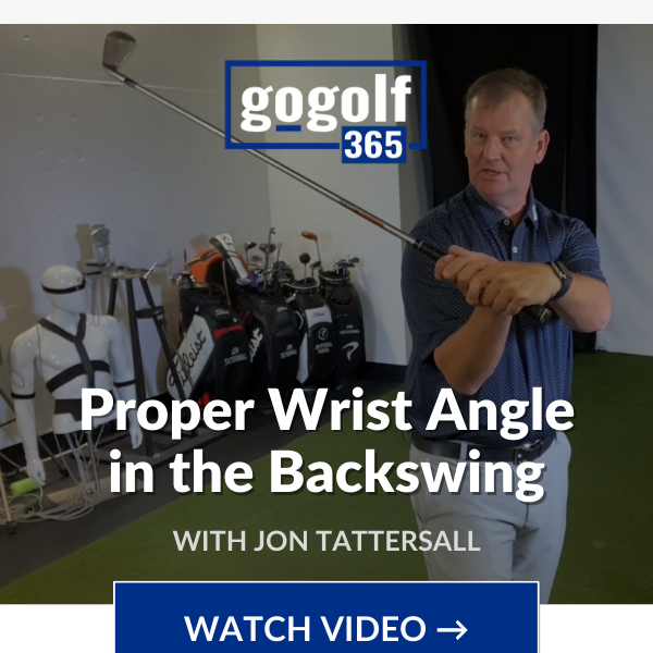 Proper backswing wrist angle🏌️‍♂️ Video guide