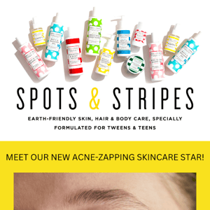 Meet our NEW acne-zapping skincare star! Plus 10% OFF skincare all weekend!⭐