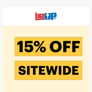 15% Off Sitewide Starts Now!
