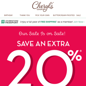 Take an extra 20% off gifts already on sale!