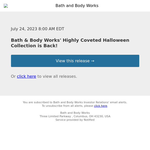 Bath & Body Works' Highly Coveted Halloween Collection is Back!