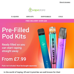 Make Vaping Easier with Pre-Filled Pod Kits!