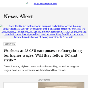 California State University workers demand higher wages, benefits