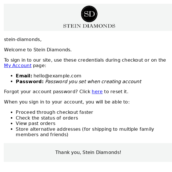 Welcome to Stein Diamonds