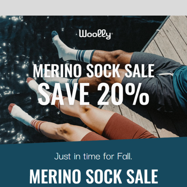 MERINO SOCK SALE - SAVE 20%