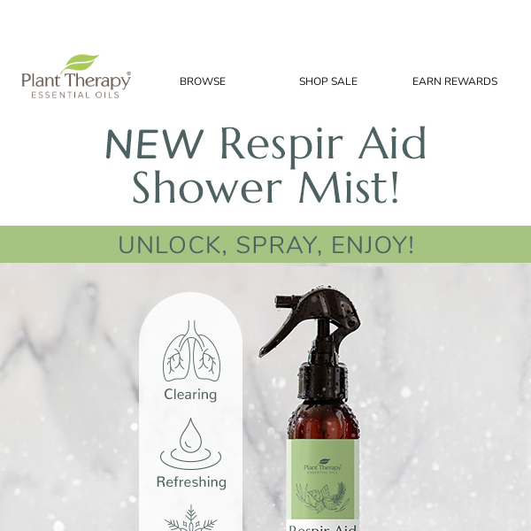 Refresh & invigorate with our new Shower Mist!🚿