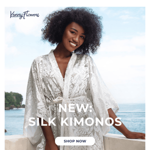 NEW: Floral Silk Kimonos ❦❦❦