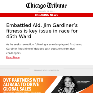 Embattled Ald. Jim Gardiner’s fitness is key issue in 45th Ward race 