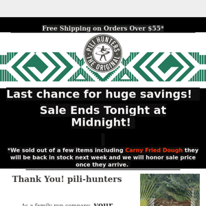 Last Day to Save HUGE!