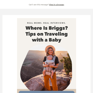 Tips on traveling with your baby
