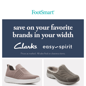 Just Reduced! ⬇️ Clarks & Easy Spirit in Your Width
