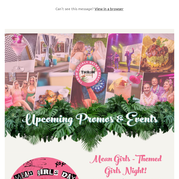 💅"Mean Girls" Party, Oktoberfest, Halloween & More! Info Inside🦩