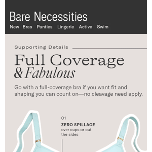 Discover Maximum Support With Full-Coverage Bras