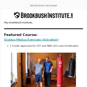 Featured Course: Gluteus Medius Exercises (Activation)