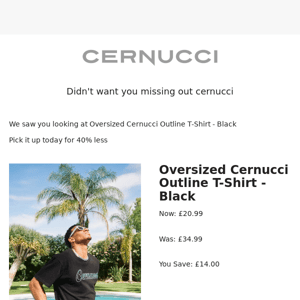 We've got good news for you Cernucci 👀