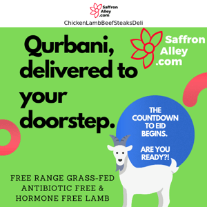 Qurbani Delivered to your Door  📦