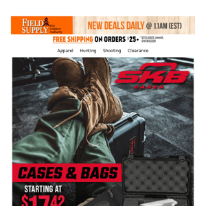 🕵️‍♂️ SKB Bags + Hard Cases on sale! From $17.42