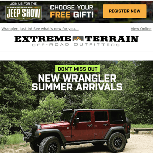 Wrangler New Arrivals!